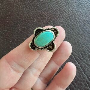 Turquoise Silver Women's Ring